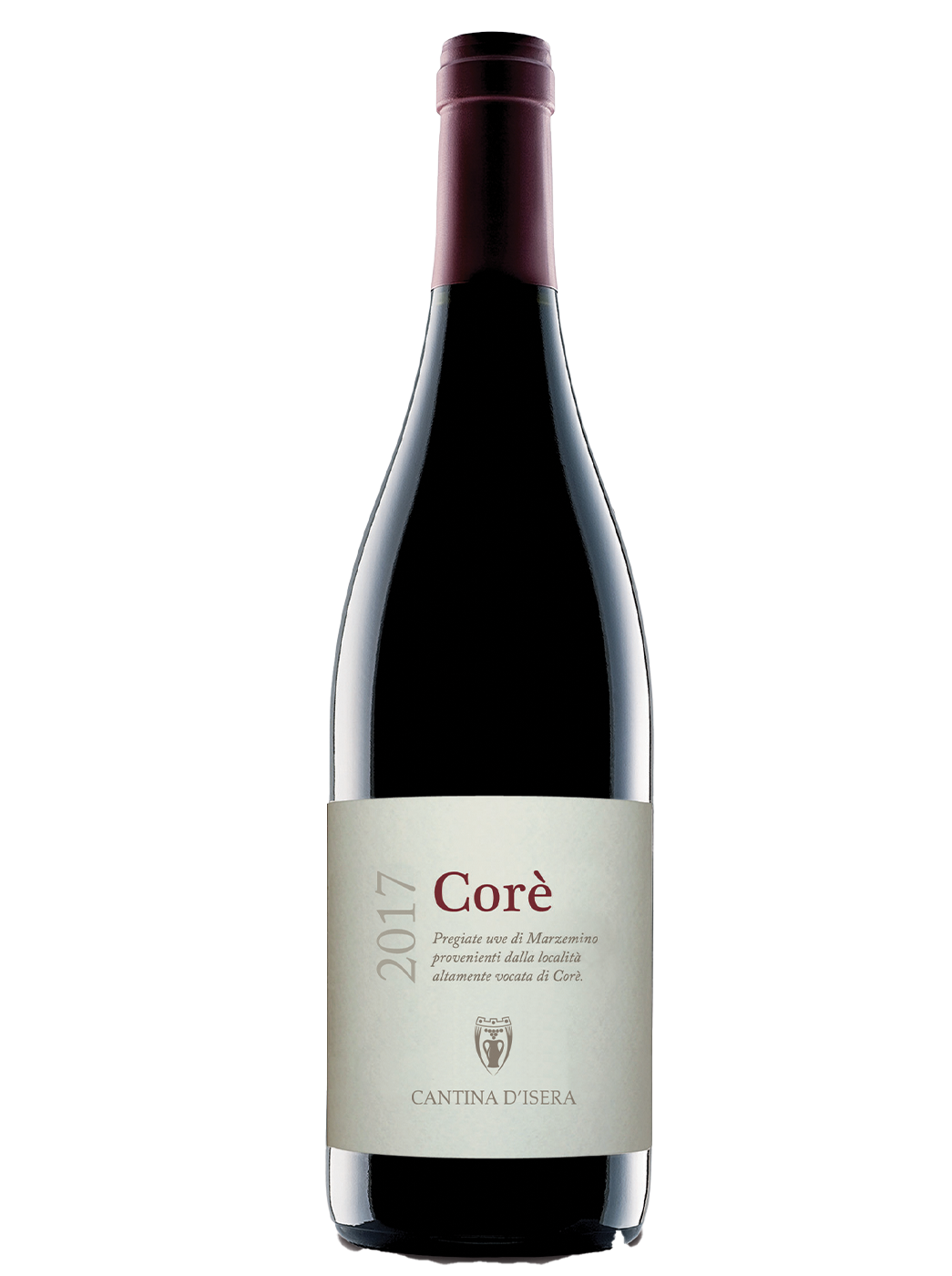 2017 Cantina d'Isera Marzemino CORE Trentino Superiore DOC