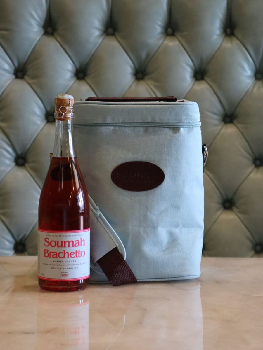 SOUMAH Branded Four-Bottle Wine Cooler Bag